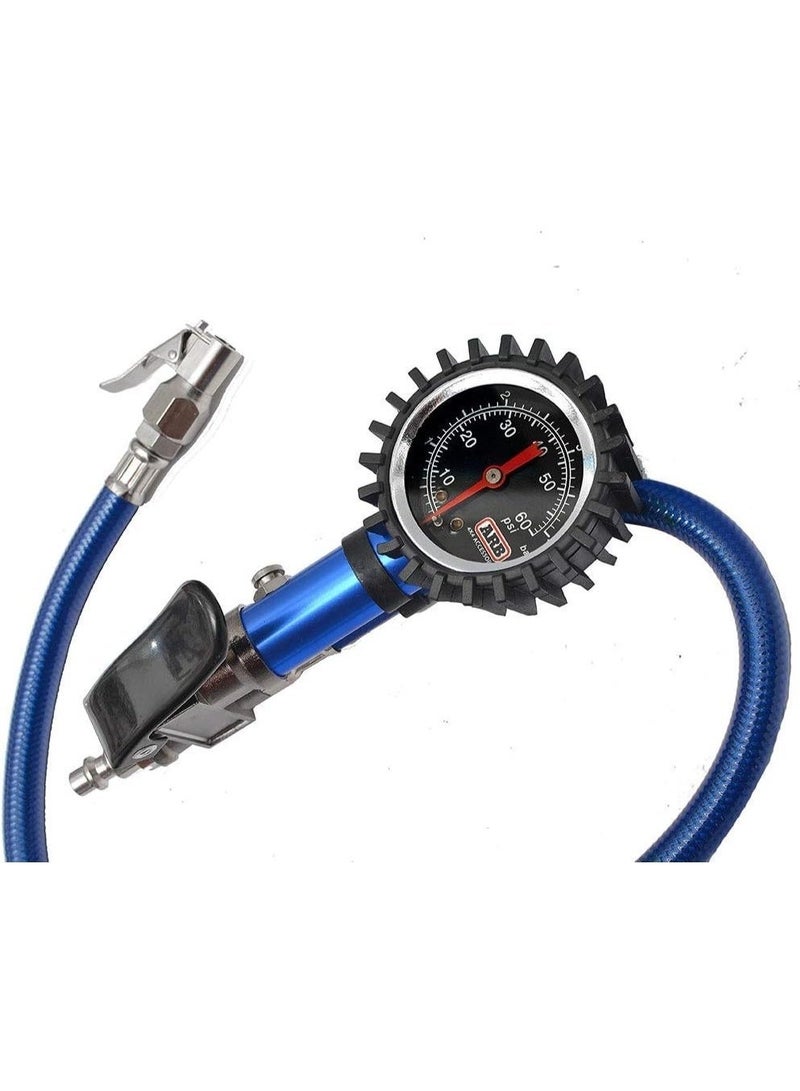 ARB Analog Tire Inflator Gauge With Braided Hose & Air Bleed Button - Image 4